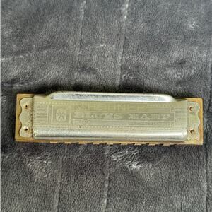 Vintage Hohner Blues Harp Harmonica Wood Comb. Made in Germany